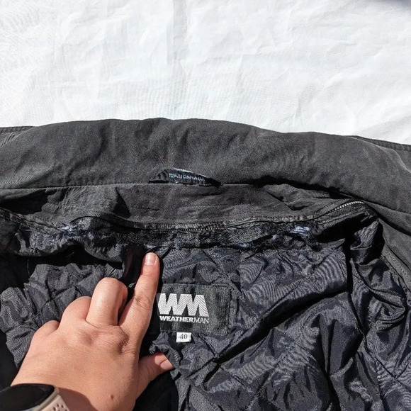 Vintage Mens Green Weatherman Jacket with  Zip Out Layer - Size 40 - Picture 8 of 11